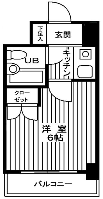 カスタリア船橋 0907号室 間取り