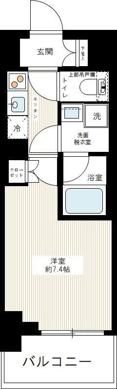 ＡＺＥＳＴ高島平 0703号室 間取り