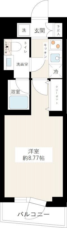 MAXIV成増 0208号室 間取り