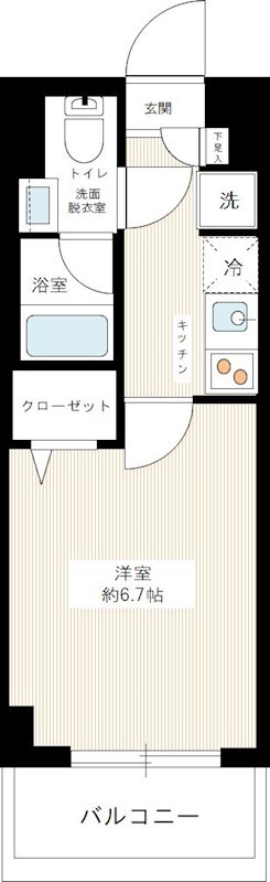 ＲＥＸＺＹ西川口ＡＺⅡ 0603号室 間取り