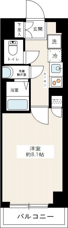 ＧＥＮＯＶＩＡ練馬高野台ｓｋｙｒｕｎ 0515号室 間取り