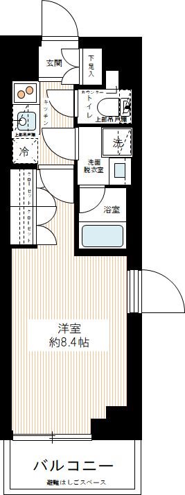 ＭＡＸＩＶ東武練馬 0504号室 間取り