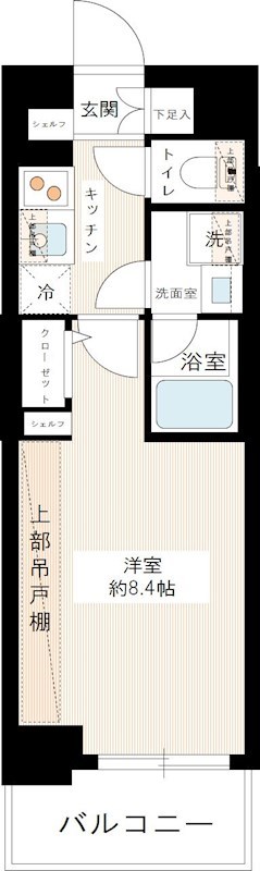 ＭＡＸＩＶ練馬ｎｏｒｔｈ 0201号室 間取り