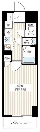 ＧＥＮＯＶＩＡ練馬高野台ｓｋｙｒｕｎ 0518号室 間取り