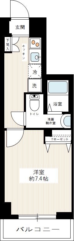 ＧＥＮＯＶＩＡ練馬高野台ｓｋｙｒｕｎ 0519号室 間取り