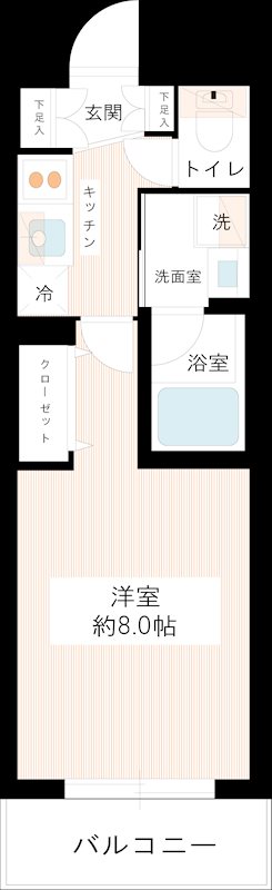 HY's Vigor 墨田 0407号室 間取り