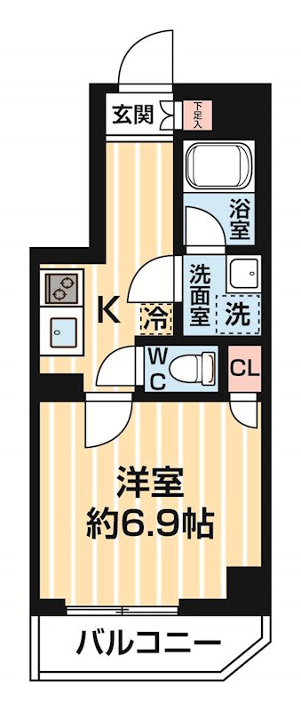 ＭＡＸＩＶ糀谷 0203号室 間取り