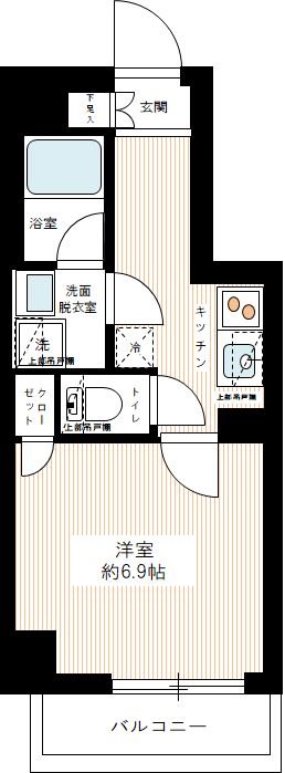 ＭＡＸＩＶ糀谷 0404号室 間取り