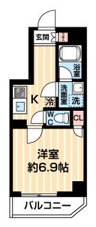 ＭＡＸＩＶ糀谷 0403号室 間取り