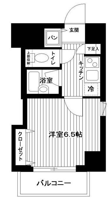 スパシエ府中駅前 0401号室 間取り