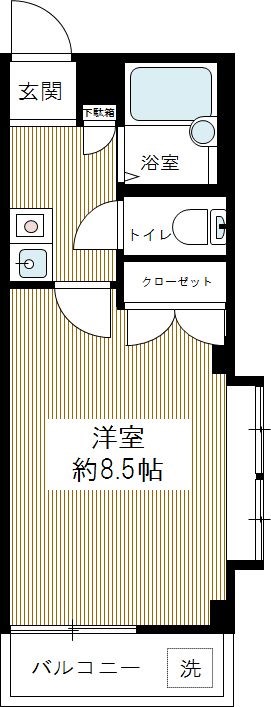 マーブルハイツ 0203号室 間取り