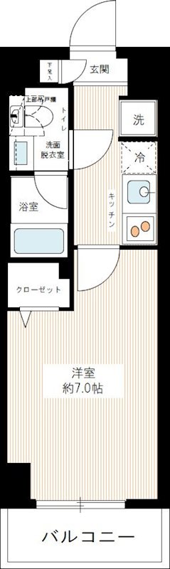 ＲＥＸＺＹ西川口ＡＺⅢ 0705号室 間取り