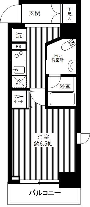 ヴェルト錦糸町 0603号室 間取り
