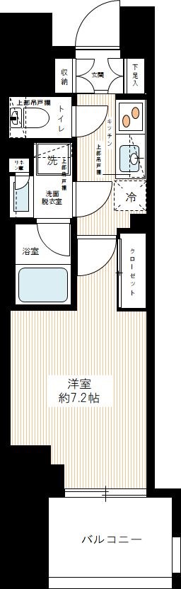 デュフレ南千住 0903号室 間取り