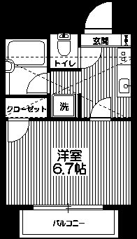 サンヴィアーレ・デポ 0101号室 間取り