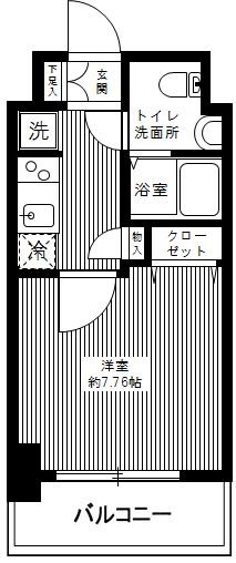 アイル東京向島弐番館 0102号室 間取り