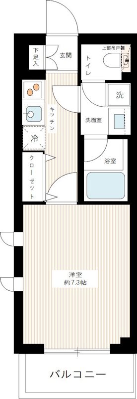 ARCOBALENO OSHIAGE EAST 0509号室 間取り