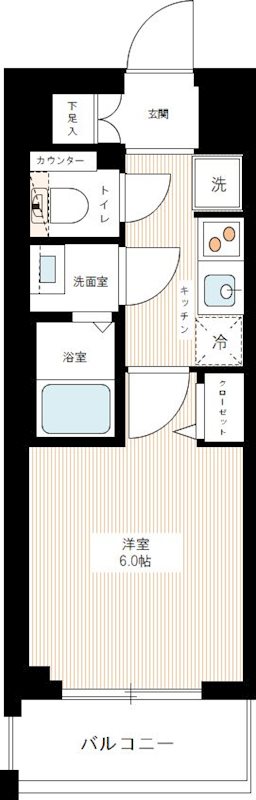 AZEST青砥 1206号室 間取り