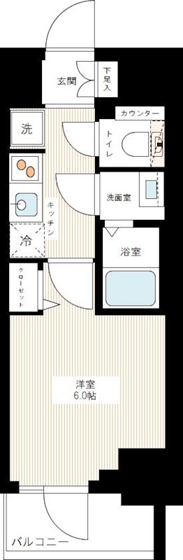 ＡＺＥＳＴ青砥 1207号室 間取り
