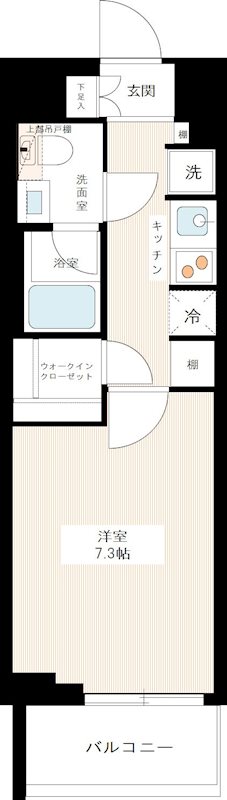ＡＺＥＳＴ北赤羽 0409号室 間取り