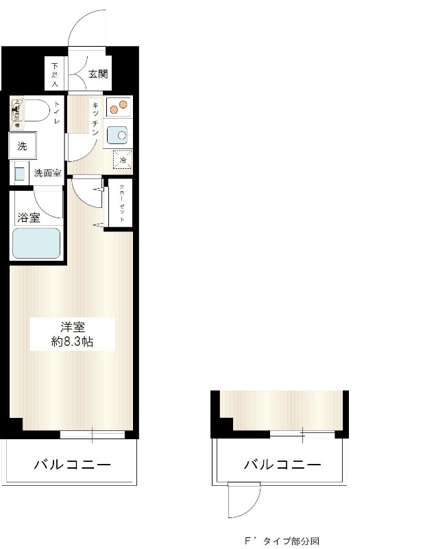 ＨＹ&amp;rsquo;ｓ Ｓａｌｉｒｅ 用賀 間取り図