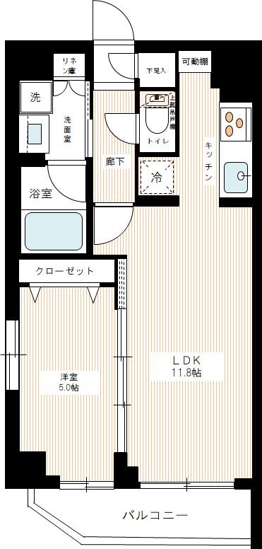 ブライズ大森東クアトロ 0101号室 間取り