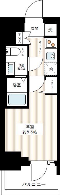 AZEST青砥Ⅱ 1501号室 間取り