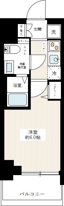 ＡＺＥＳＴ青砥Ⅱ 0403号室 間取り