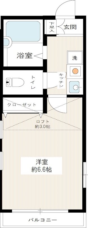 グランメールⅡ 0101号室 間取り