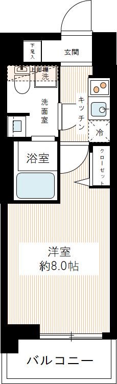 パティーナ東武練馬 0403号室 間取り