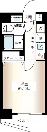 MAXIV西川口AZ 0308号室 間取り