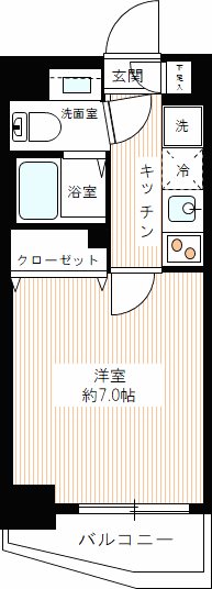 ＭＡＸＩＶ西川口ＡＺ 0904号室 間取り