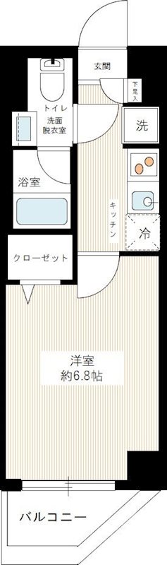 ＲＥＸＺＹ西川口ＡＺⅡ 0404号室 間取り