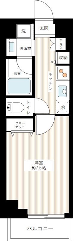 ＨＹ’ｓ大鳥居 0204号室 間取り