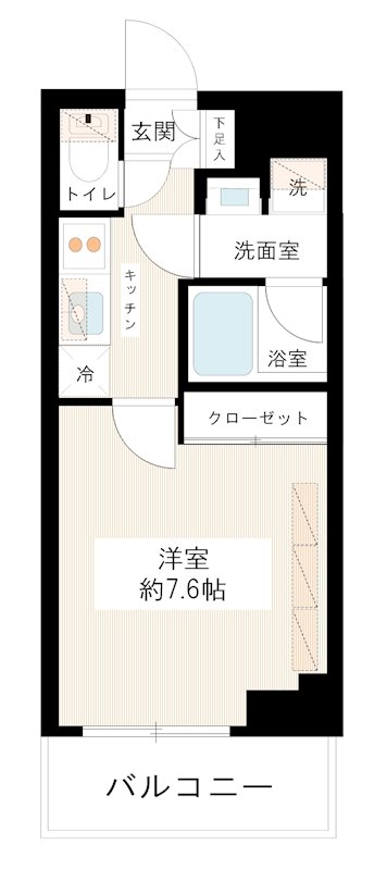 MAXIV王子RICOTT 0502号室 間取り
