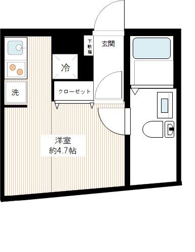 Ｌｕｄｅｎｓ上井草 0401号室 間取り