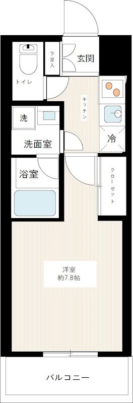 ＭＡＸＩＶ小竹向原 0103号室 間取り