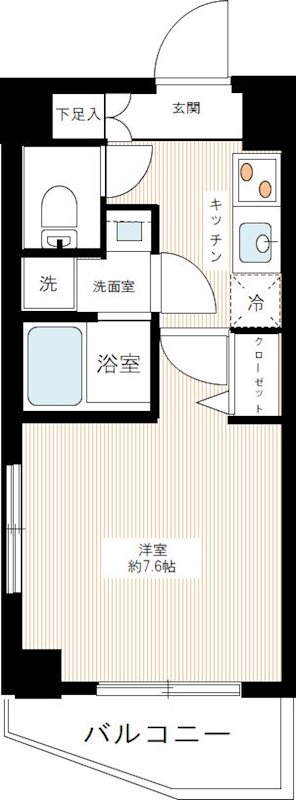 ＭＡＸＩＶ武蔵新城 0701号室 間取り