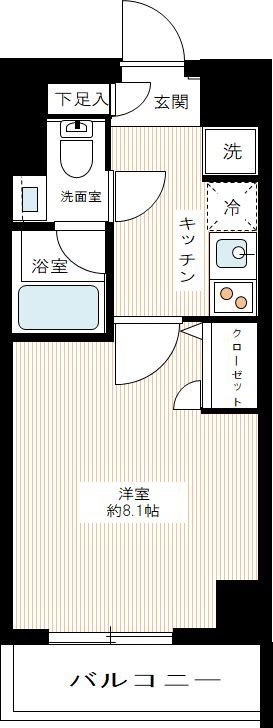 ＭＡＸＩＶ北糀谷 0305号室 間取り