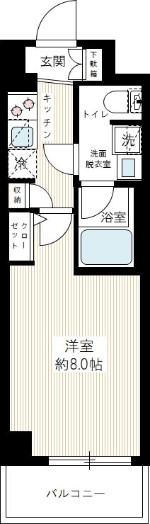 ＭＡＸＩＶ上板橋ＡＺ 0602号室 間取り