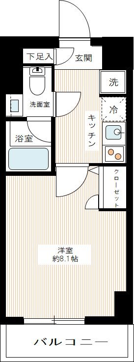 ＭＡＸＩＶ北糀谷 0209号室 間取り