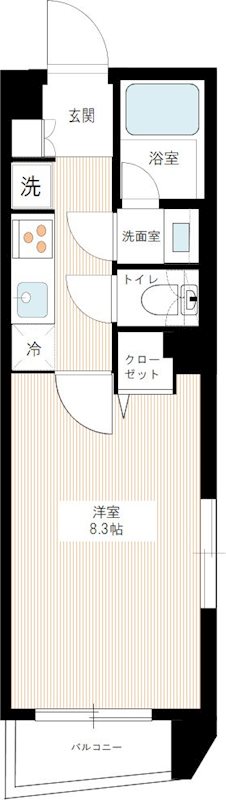 ＨＹ&rsquo;ｓ ｓｔａｇｅ 西荻窪 0201号室 間取り