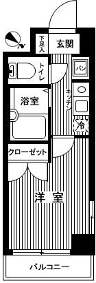 ジュエル西荻窪 0501号室 間取り