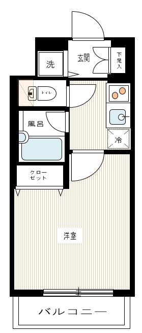 スパシエ アランシア亀戸 0902号室 間取り