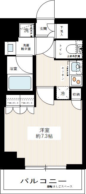 ＭＡＸＩＶ東武練馬 0208号室 間取り