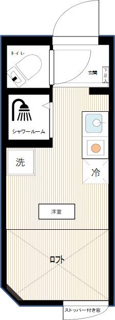 カーサ・コスタ南千住 0203号室 間取り