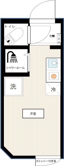 カーサ・コスタ南千住 0303号室 間取り