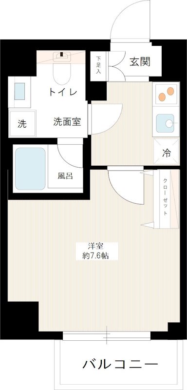 REALIZE蒲田Ⅲ 0403号室 間取り