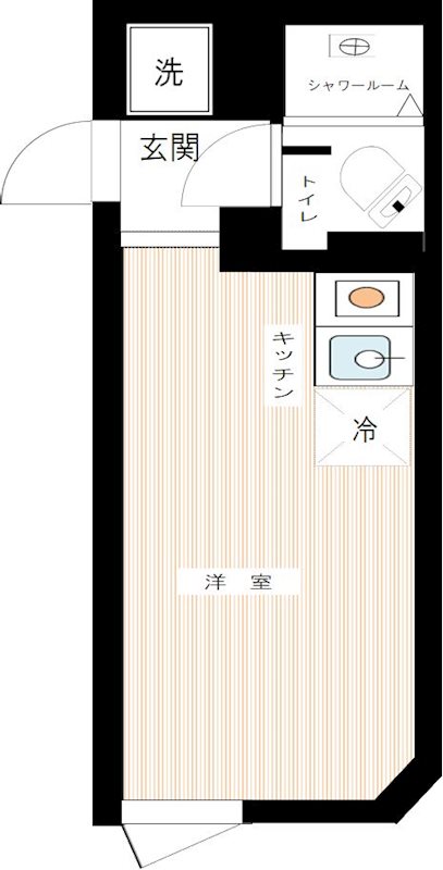 カーサ・コスタ南千住 0201号室 間取り
