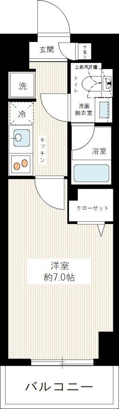 ＲＥＸＺＹ西川口ＡＺⅢ 0502号室 間取り